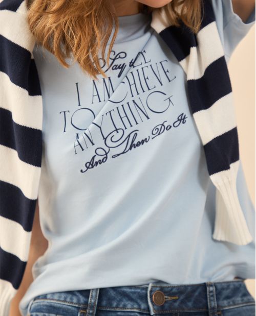 Camiseta básica manga corta para mujer