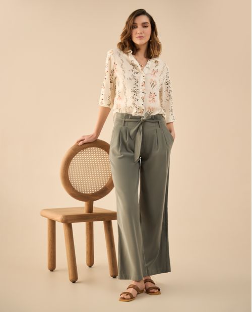 Pantalón clásico bota recta para mujer