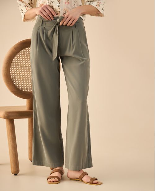 Pantalón clásico bota recta para mujer