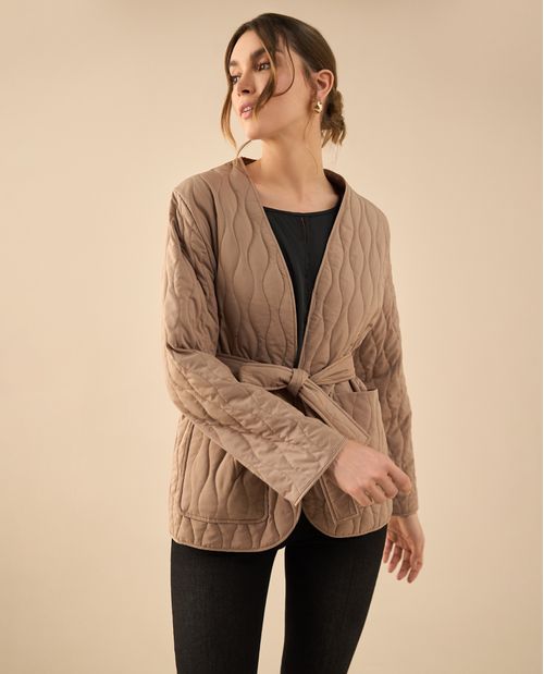 Chaqueta abullonada para mujer