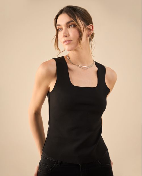 Camisa de silueta ajustada para mujer