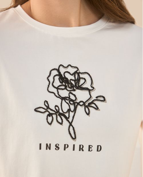 Camiseta estampada para mujer