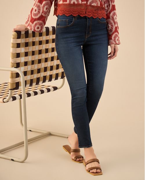 Jean Skinny tono oscuro para mujer
