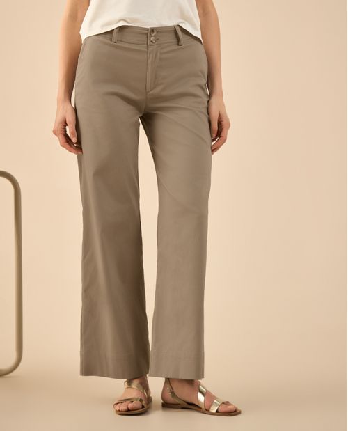 Pantalón elegante bota recta para mujer