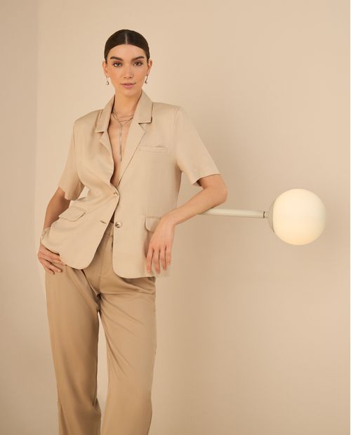 Chaqueta tipo camisa para mujer