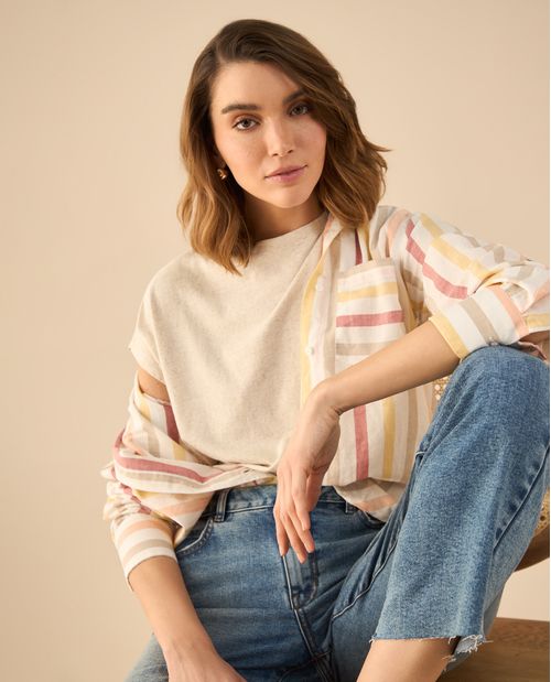 Camiseta manga corta para mujer