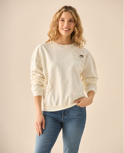 Buzo con lentejuelas para mujer