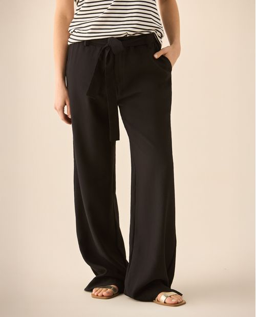 Pantalón con elástico posterior para mujer