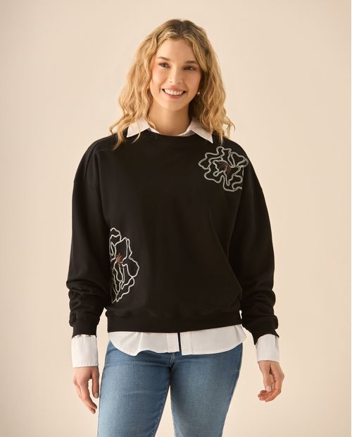 Buzo con lentejuelas para mujer