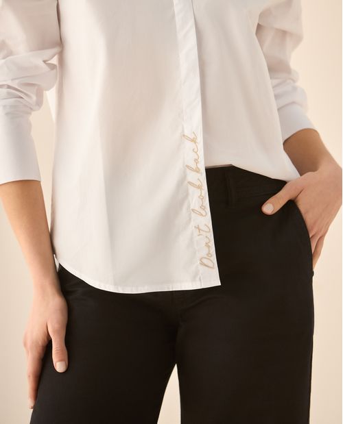 Camisa de manga larga para mujer