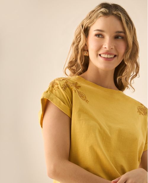 Camiseta manga corta para mujer