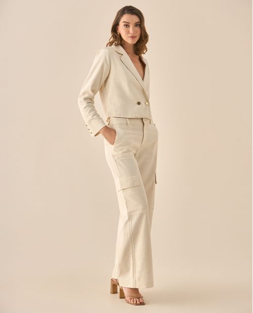 Pantalón tipo cargo para mujer