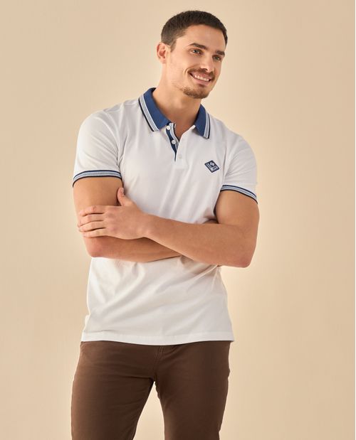 Polo con Bordado Diamante