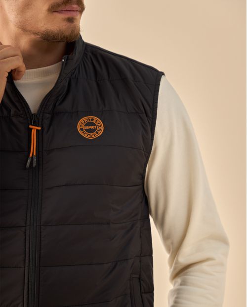 Chaleco Acolchado con Detalles