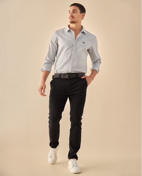 Pantalón Slim Fit con Cinturón
