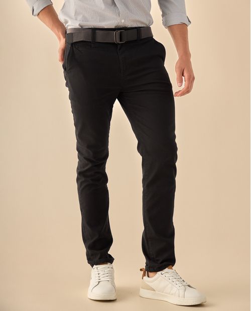 Pantalón Slim Fit con Cinturón
