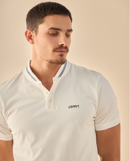 Polo con Ribete Contrastante Premium