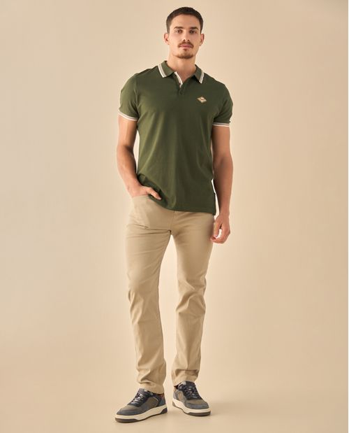 Pantalón Casual con Acabados Premium