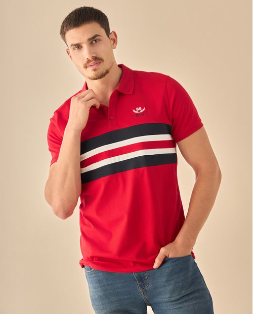 Polo con Rayas Deportivo