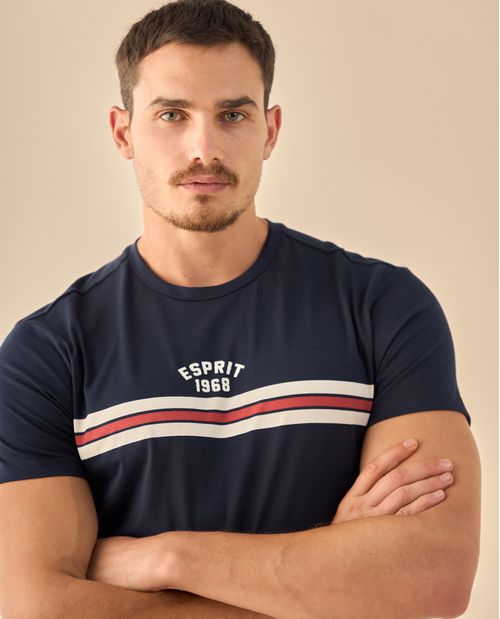 Camiseta Heritage con Logo ESPRIT 1968