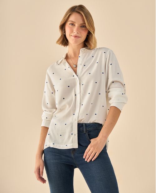 Camisa con Corazones