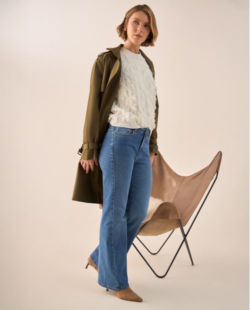 Jean Boot Cut Azul Rivera Medio