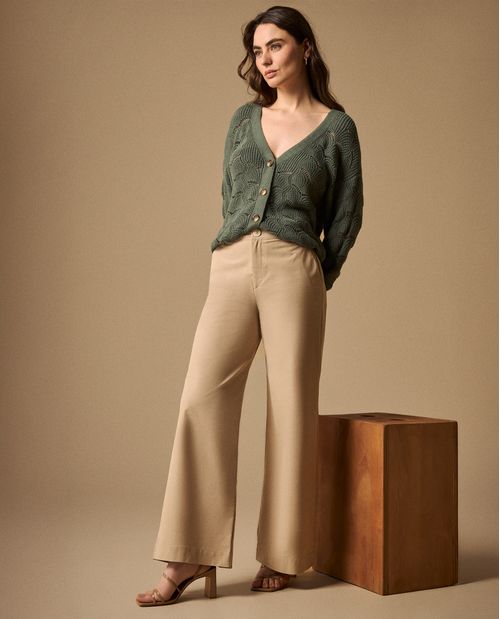 Pantalón Wide Leg con Caída Natural