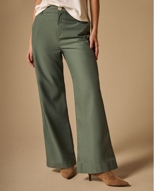 Pantalón Wide Leg con Caída Natural