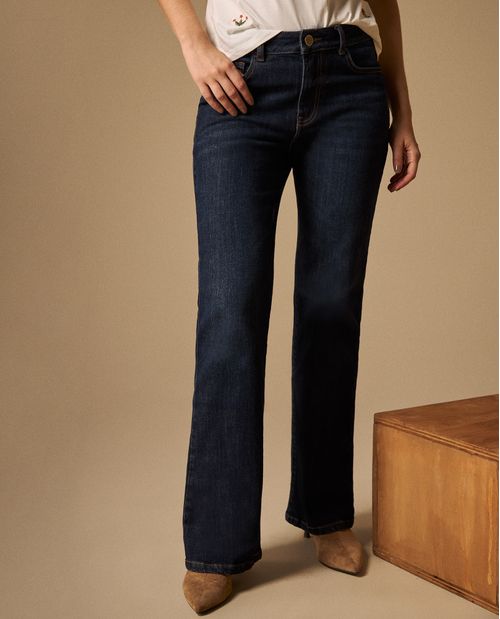 Jean Boot Cut Azul Rivera Medio