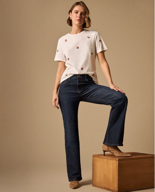 Jean Boot Cut Azul Rivera Medio