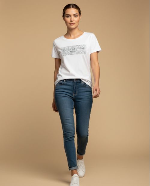 Camiseta con Estampado Gráfico Artístico