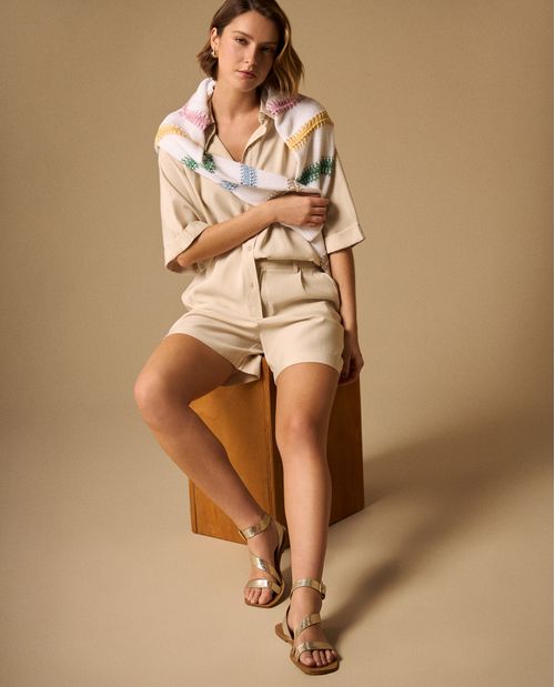 Shorts con Cinturón