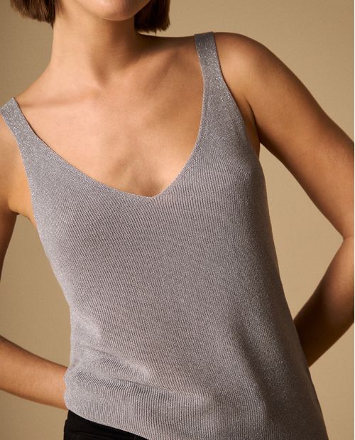 Camiseta Tejida con Lurex