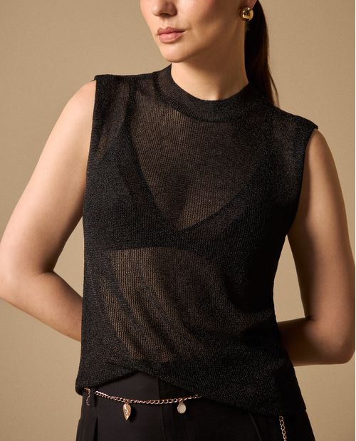 Camiseta Tejida Textura Acanalada