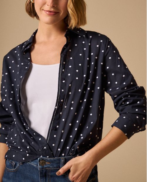 Camisa con Estampado Love Romántico