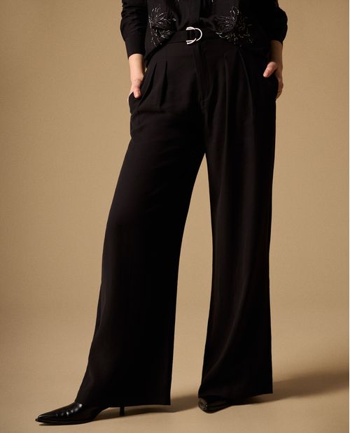 Pantalón Wide Leg con Cinturón