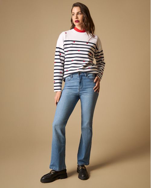 Jean skinny talle alto para mujer