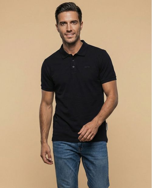 Polo manga corta con cuello clásico para hombre