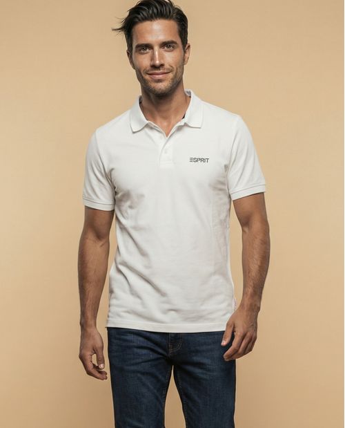 Polo manga corta con cuello clásico para hombre