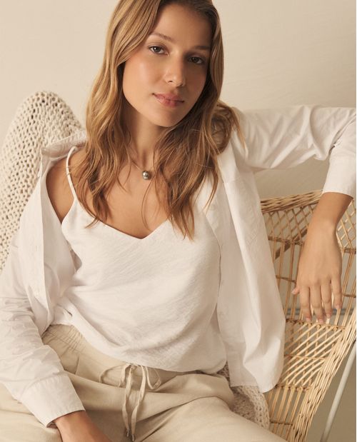 Camisa de tiras para mujer