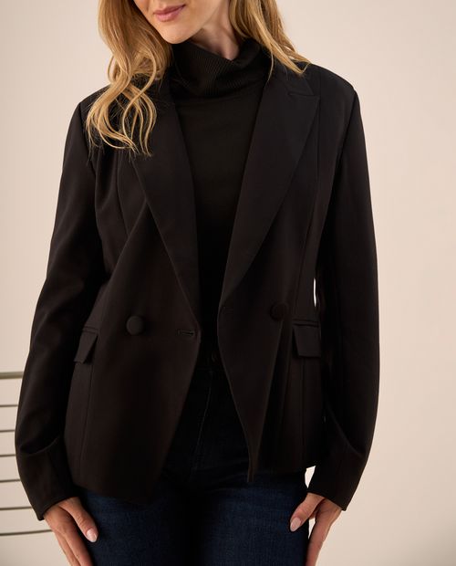 Blazer Azul Oscuro con Forro Interior