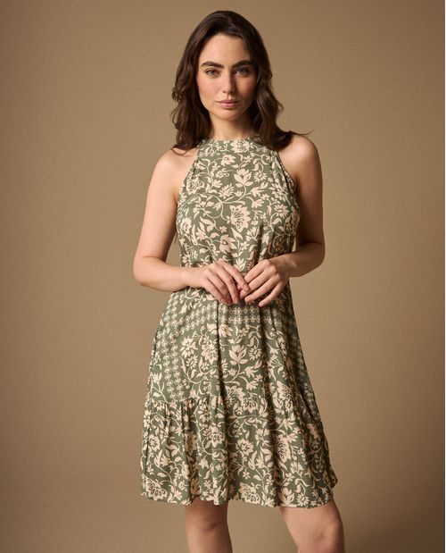 Vestido Floral con Volante