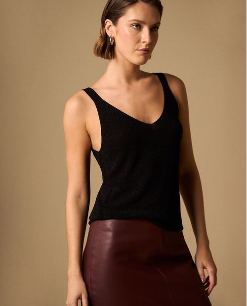 Camiseta Tejida con Lurex