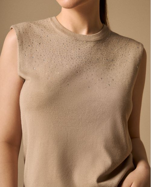 Camiseta con Detalles Brillantes