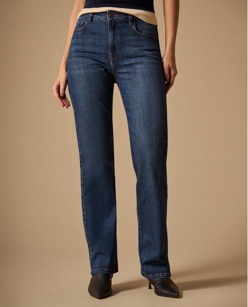 Jean Straight Azul Rivera Medio