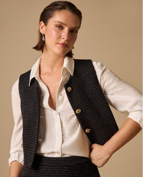 Camisa Blanca Clásica con Caída Premium