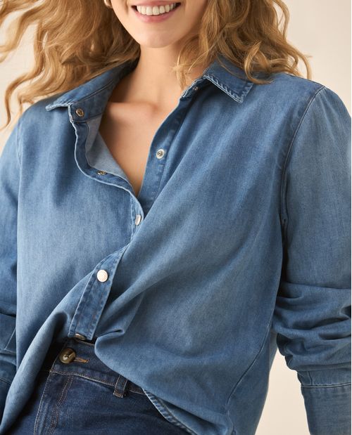 Camisa manga larga para mujer