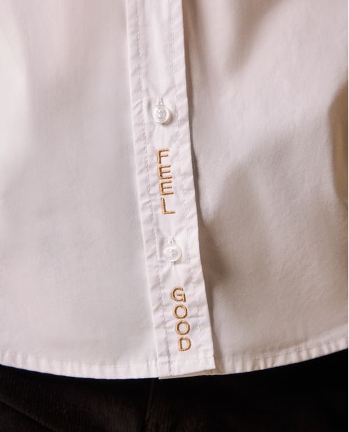 Camisa clásica manga larga con bolsillo