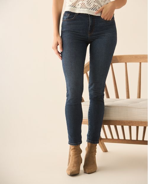 Jean skinny fit tono medio para mujer