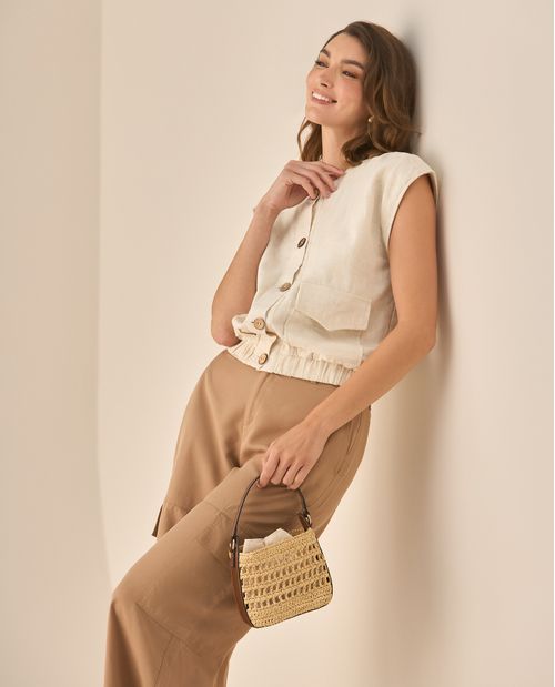 Chaleco manga sisa con pieza